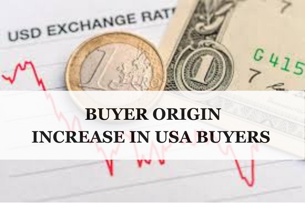 Buyer Origin  USA buyers increase in 2022